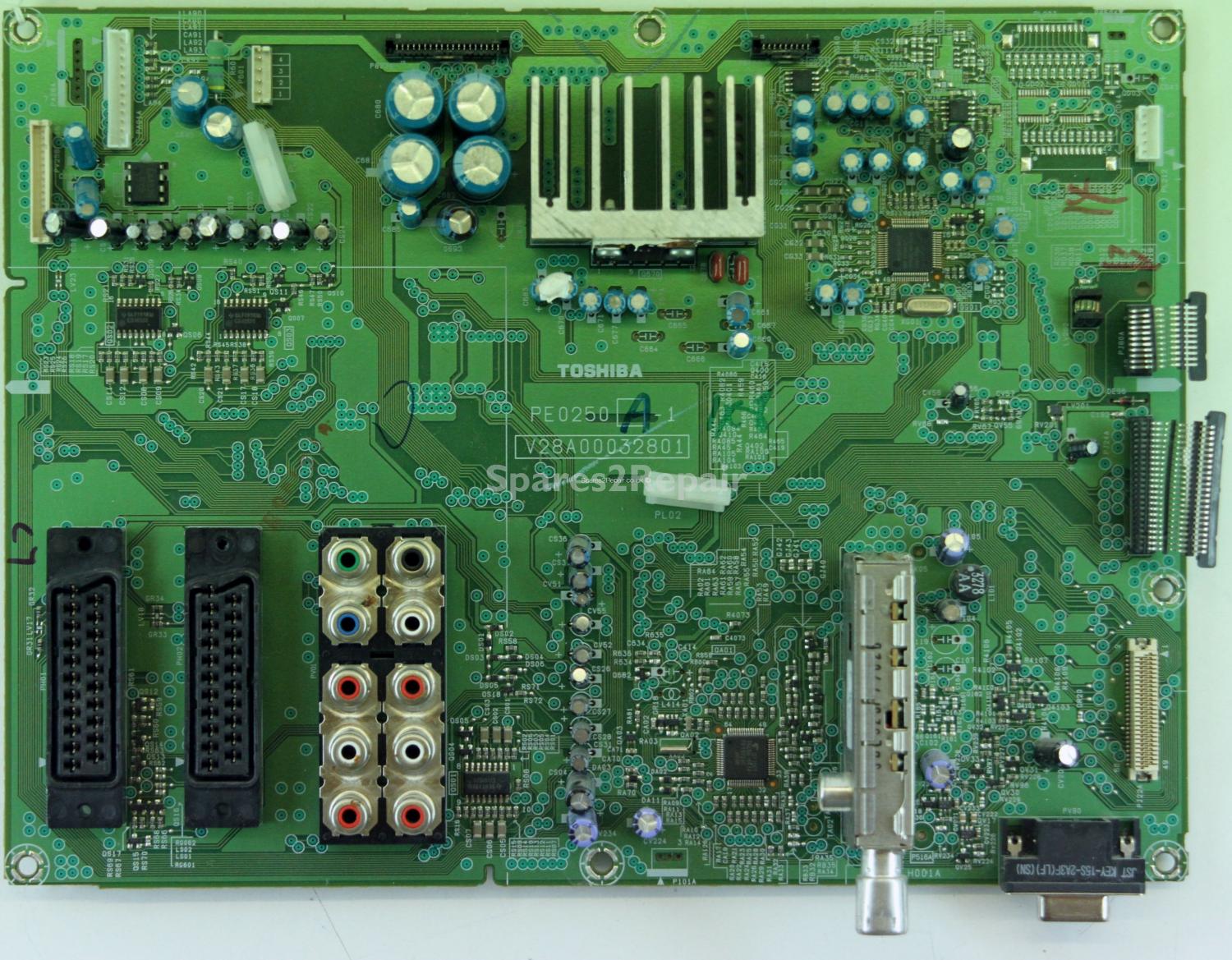 Toshiba 42C3030D - Main AV - PE0250 A-1 - V28A00032801
